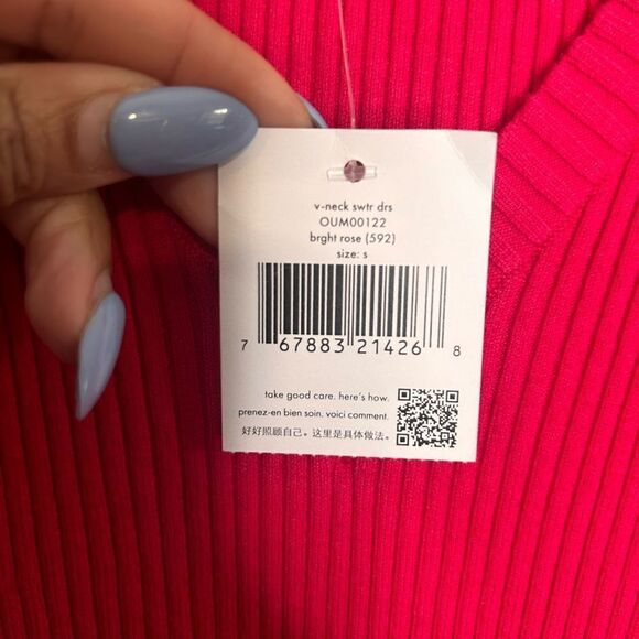Kate Spade V Neck Sweater Dress NWT - Picture 5 of 6